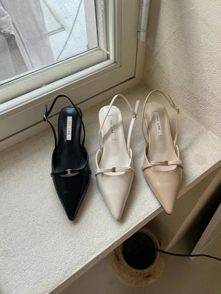 Lily Bow Slingback Pumps 上班高踭鞋