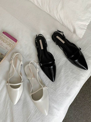 Pointed Buckled Flats 香港女裝鞋