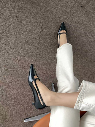 Cross Low-Heel Pumps香港女裝鞋