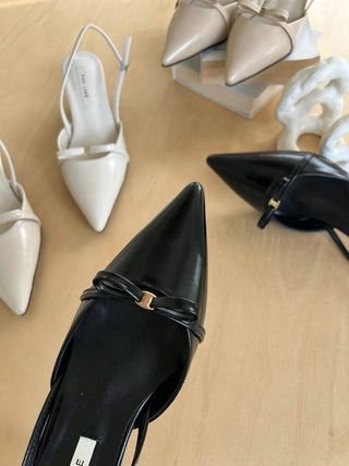 Lily Bow Slingback Pumps 上班高踭鞋