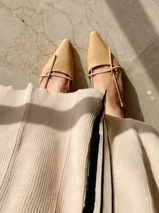 Bow Low-Heel Slingbacks上班鞋