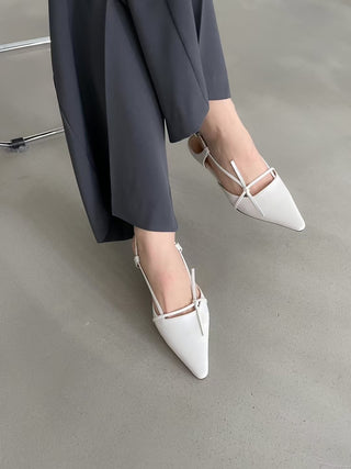 Bow Low-Heel Slingbacks上班鞋
