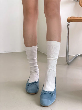 Leather Bow Flats 香港平底鞋