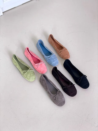 Leather Bow Flats 香港平底鞋