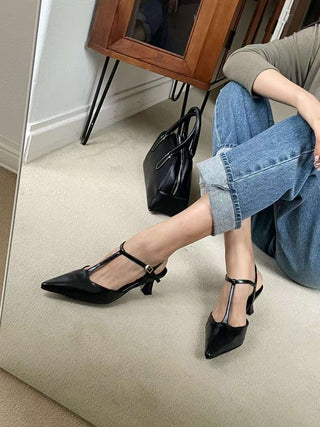 T-bar Oak Slingback Pumps 女裝鞋