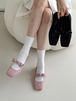 Square Toe Ballet Flats 香港女裝鞋