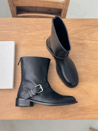 Mila Side Buckled Boots