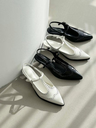 T-bar Oxfords Slingback Heels 高踭鞋