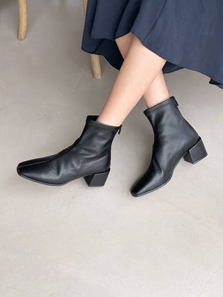 Seren Square-Toe Ankle Boots 香港女裝鞋
