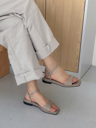 veline Square-Toe Sandals