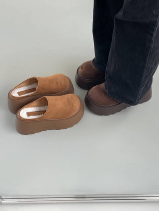 Suede Platform Slip-Ons 女裝鞋