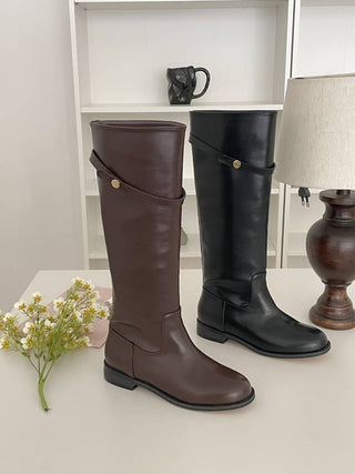 Marigold Buckle Boots秋冬鞋