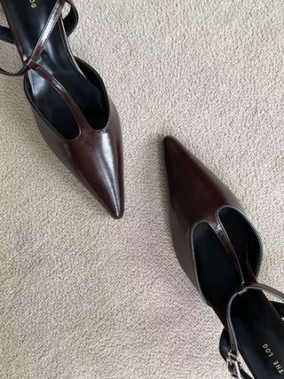 T-bar Oak Slingback Pumps 女裝鞋