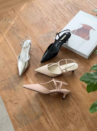 T-bar Slingback Kitten Heels 香港女裝鞋