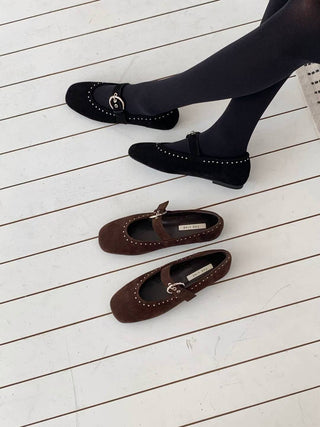 Round Buckled Mary Janes