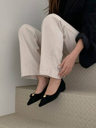 Solene Low-Heel Pumps 返工鞋