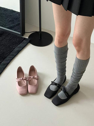 Square Toe Ballet Flats 香港女裝鞋