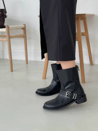 Mila Side Buckled Boots