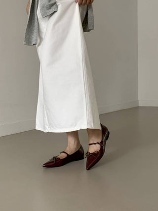 Bow Mary Janes 返工鞋