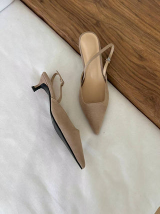 Suede Slingback Heels 香港女裝鞋