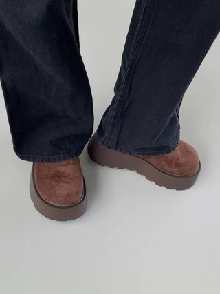Suede Platform Slip-Ons 女裝鞋