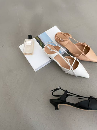 Bow Low-Heel Slingbacks上班鞋
