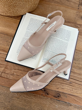 Heartsy Slingback Heels 香港女裝鞋