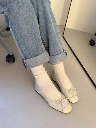Mesh Bow Flats 香港女裝鞋