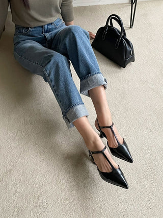 T-bar Oak Slingback Pumps 女裝鞋