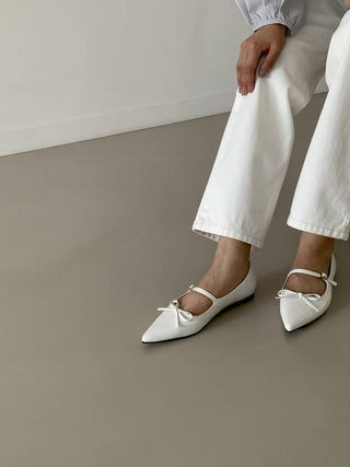 Bow Mary Janes 返工鞋