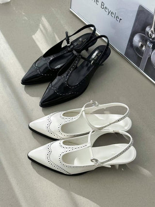 T-bar Oxfords Slingback Heels 高踭鞋