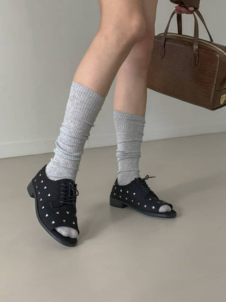 Dotted Laced Sandals