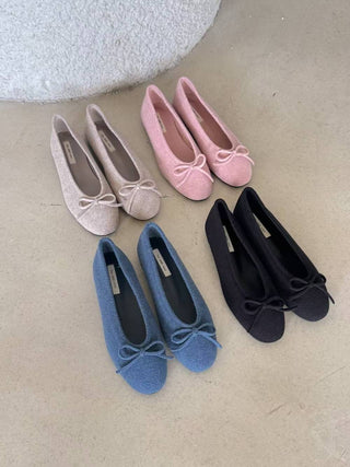 Fluffy Bow Flats 香港女裝鞋