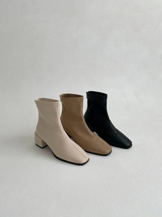 Seren Square-Toe Ankle Boots 香港女裝鞋