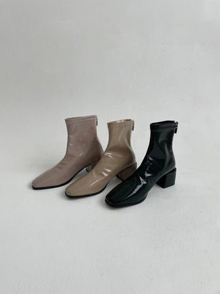 Seren Square-Toe Ankle Boots 香港女裝鞋