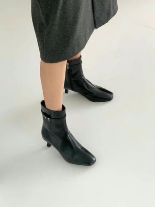 Side Buckle Ankle Boots 香港女裝鞋