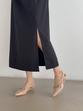 Cross Buckled Flats 香港女裝鞋