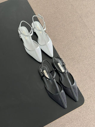 T-bar Weave Slingback Flats 香港女裝鞋