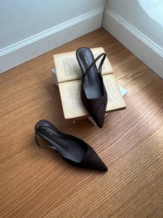 Suede Slingback Heels 香港女裝鞋