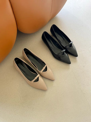 ointed Toe Bow Flats 香港女裝鞋