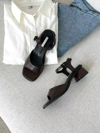 Classic Block Heeled Sandals 香港女裝鞋