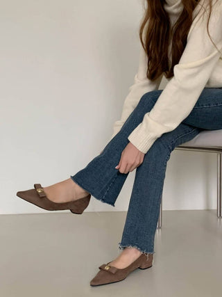 Solene Low-Heel Pumps 返工鞋