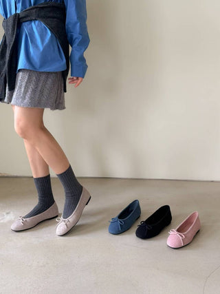 Fluffy Bow Flats 香港女裝鞋
