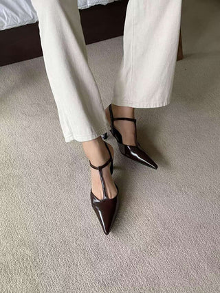 T-bar Oak Slingback Pumps 女裝鞋