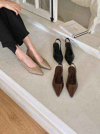Ari Low-Heeled Slingbacks 平底鞋