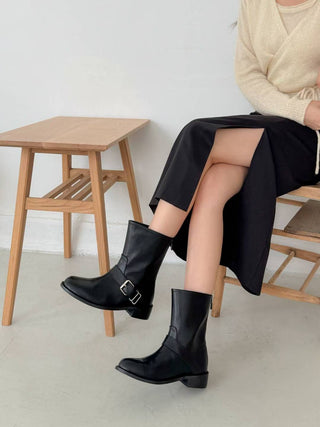 Mila Side Buckled Boots