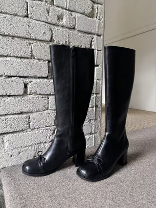 Bow Ruched Boots 女裝鞋
