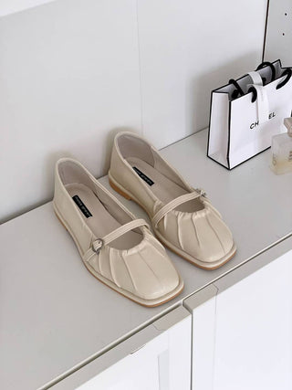 Pleated-Toe Mary Janes 香港女裝鞋
