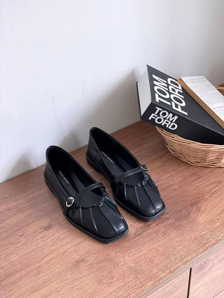 Pleated-Toe Mary Janes 香港女裝鞋
