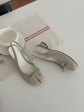 Bow Ballet Heels